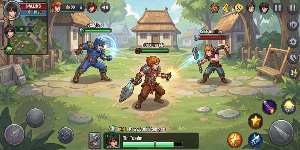 cina365 - Screenshot gameplay yang menunjukkan aksi seru di CINA365.