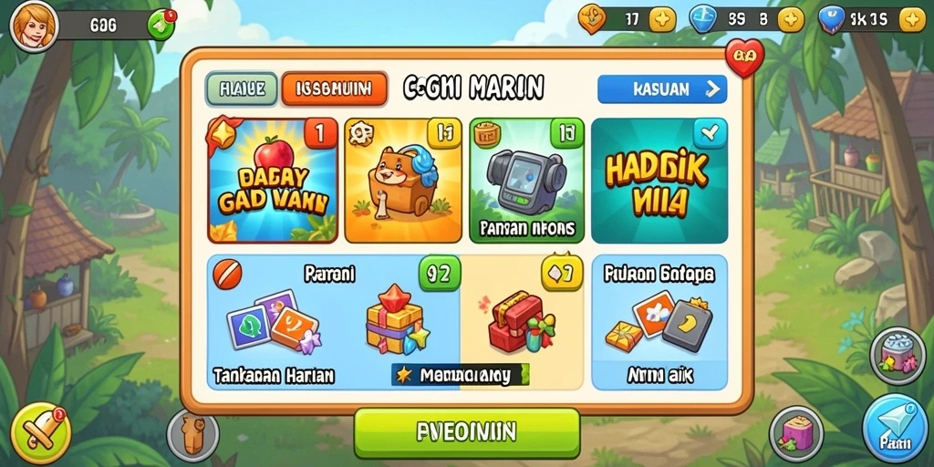 rajalangit77 - Menampilkan karakter-karakter menarik dalam game.
